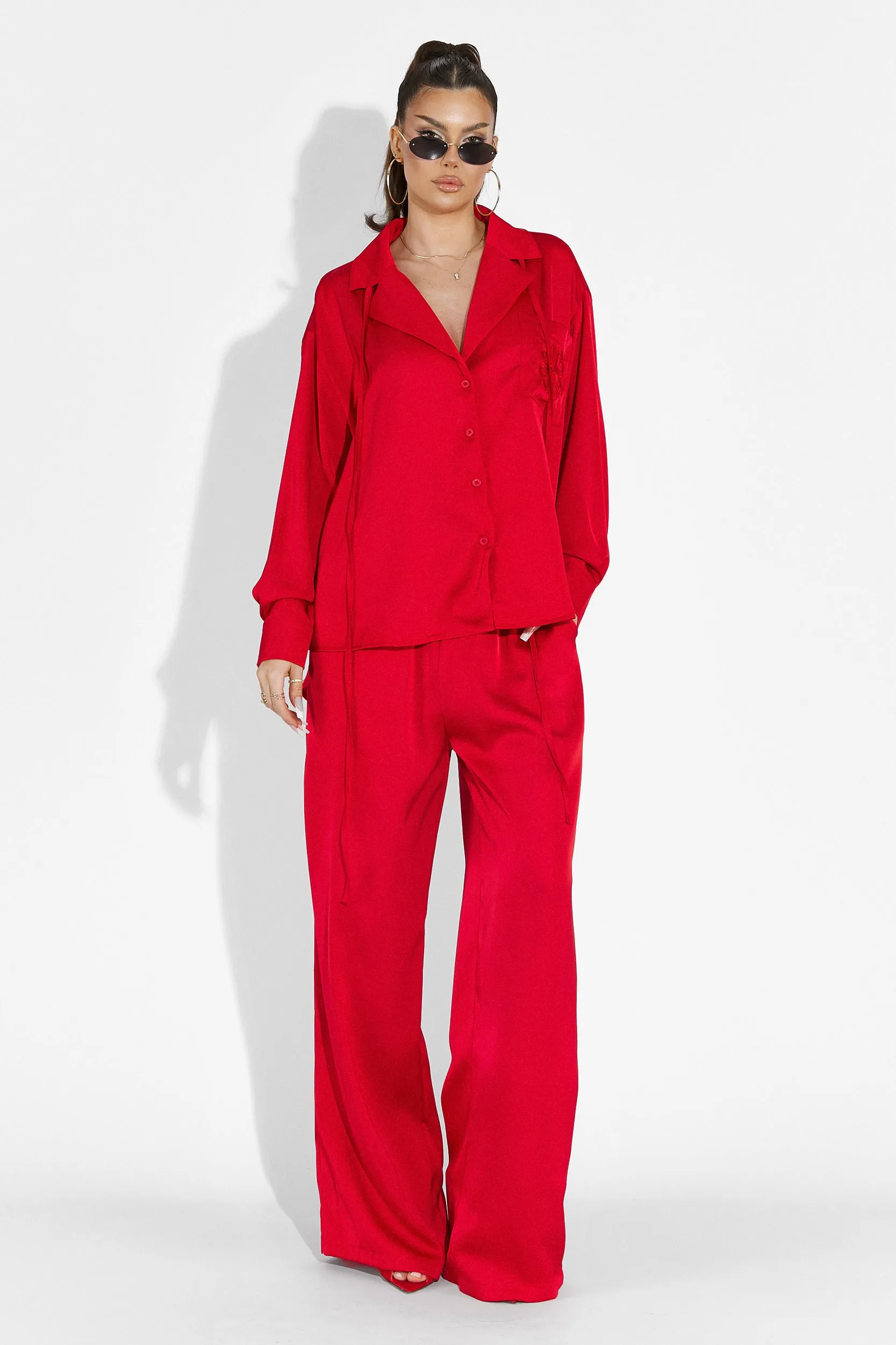 Compleu cu pantaloni rosu Nikanor Bogas sold by bogas product image thumbnail 2