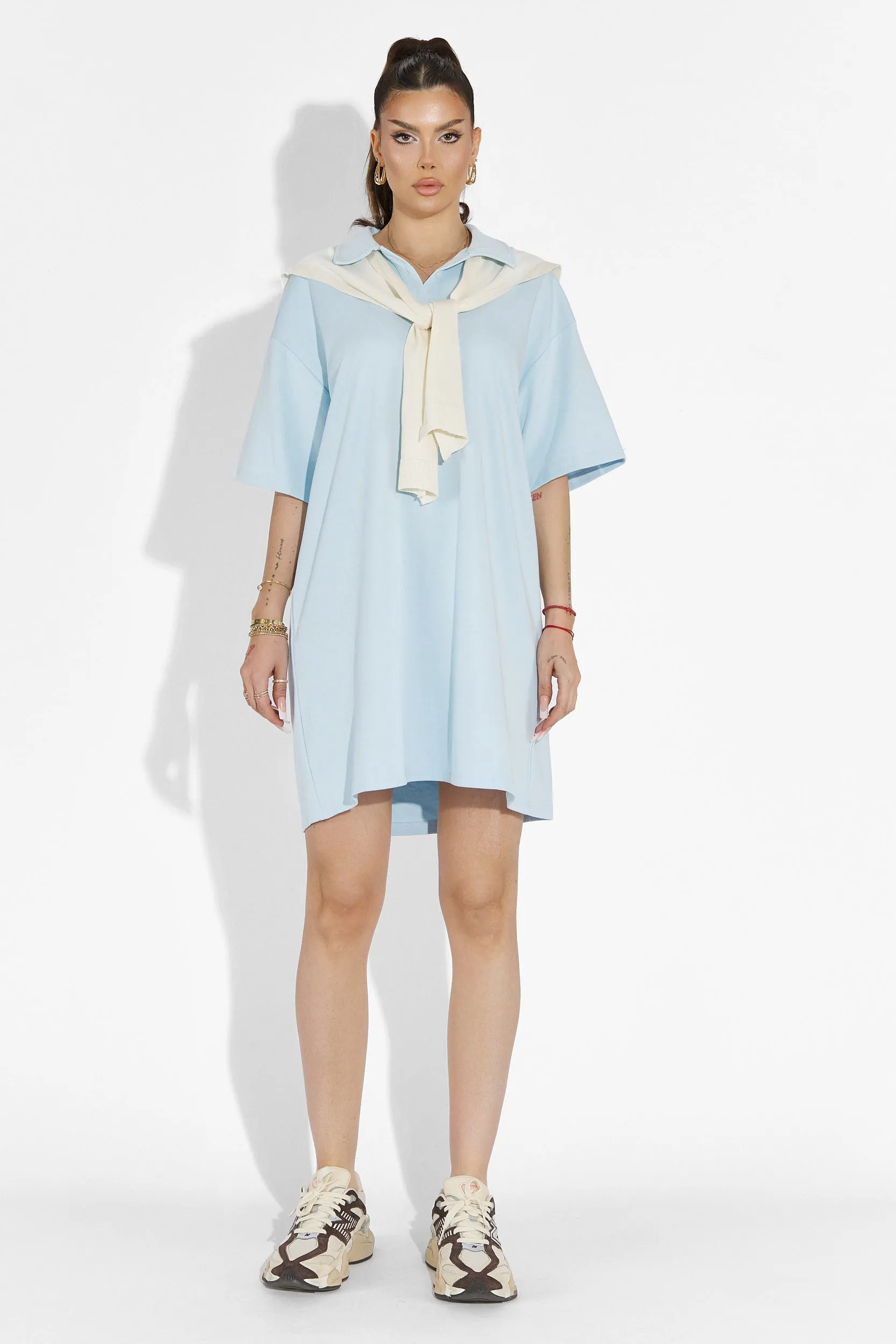 Rochie dama scurta bleu Glimy Bogas sold by bogas product image thumbnail 5