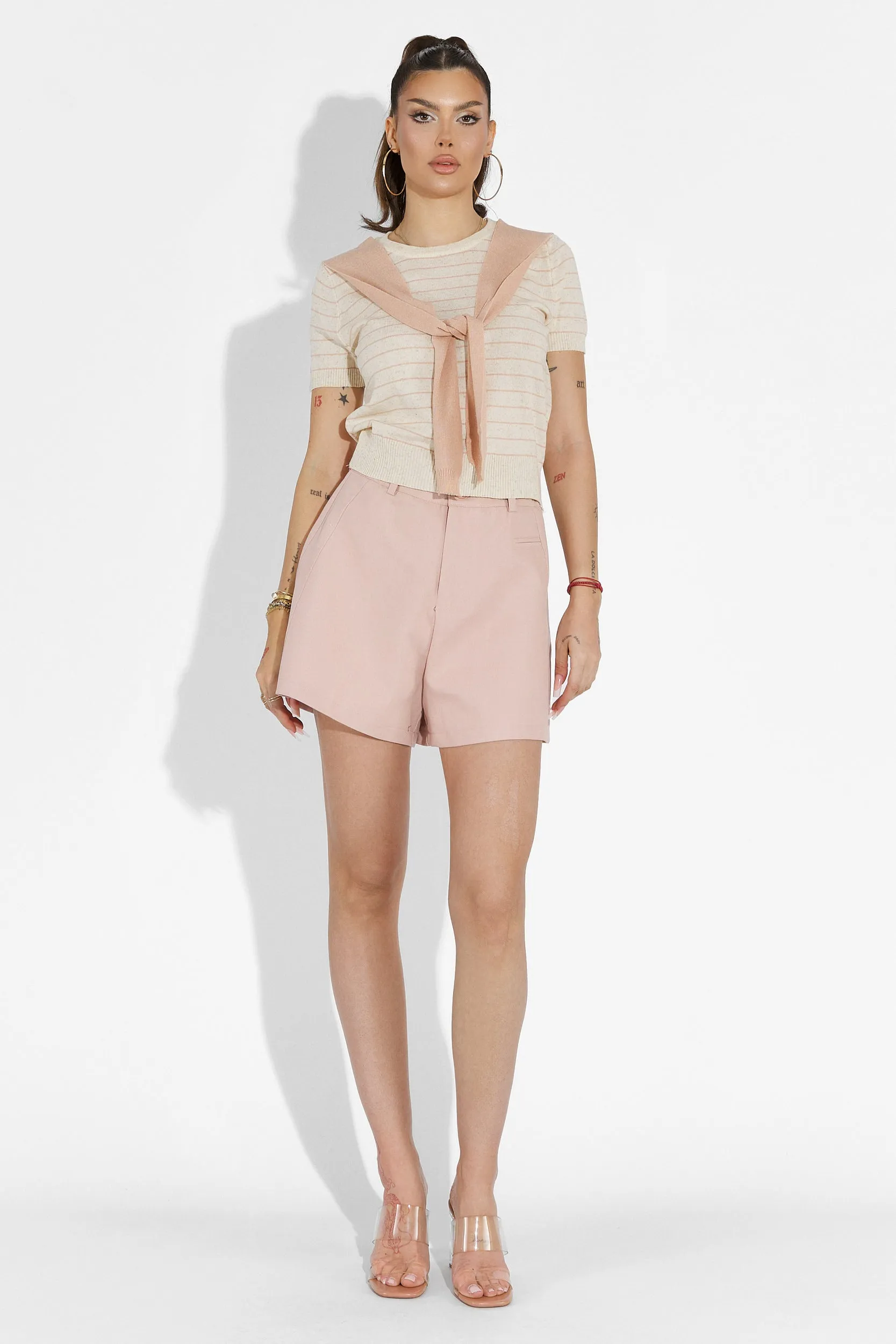 Pantaloni dama casual roz Herling Bogas sold by bogas product image thumbnail 3