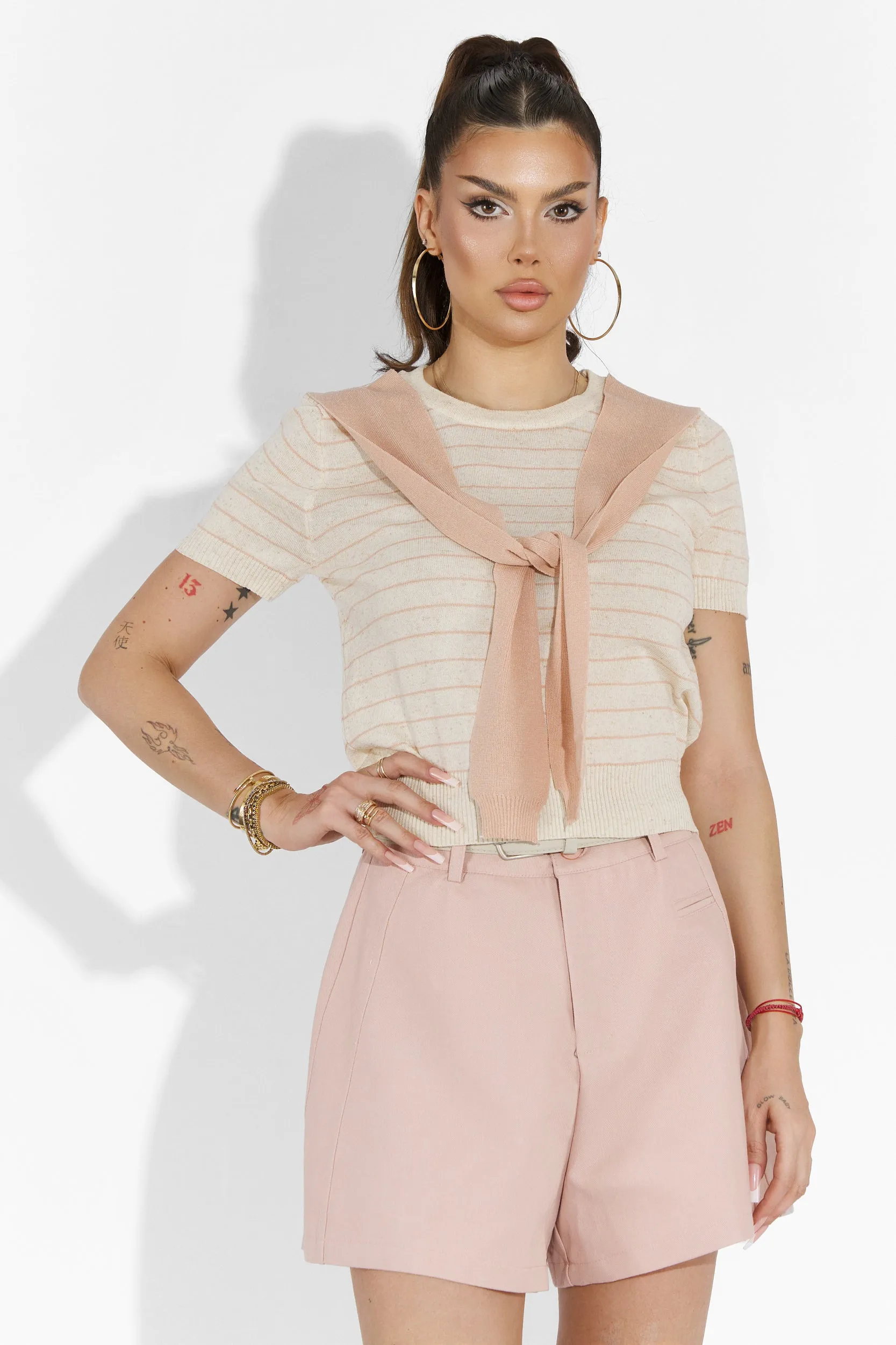 Pantaloni dama casual roz Herling Bogas sold by bogas product image thumbnail 5