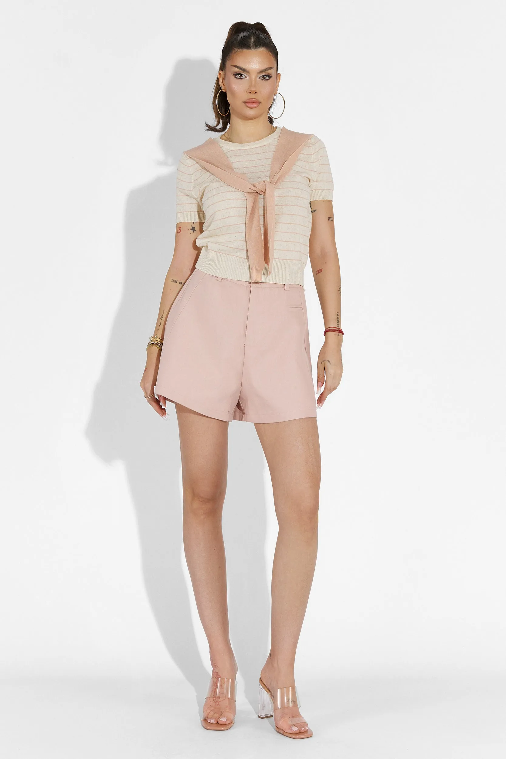 Pantaloni dama casual roz Herling Bogas sold by bogas product image thumbnail 2