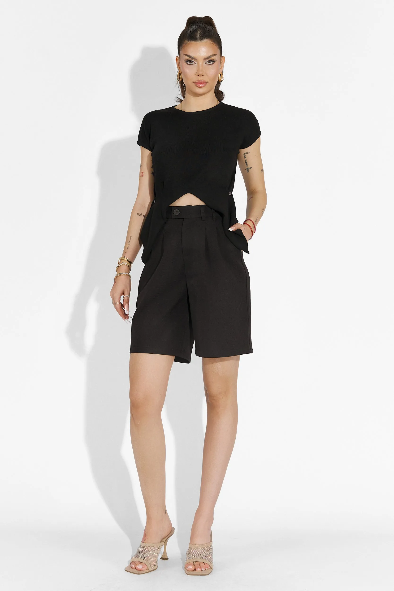 Pantaloni dama casual negri Athuro Bogas sold by bogas product image thumbnail 5