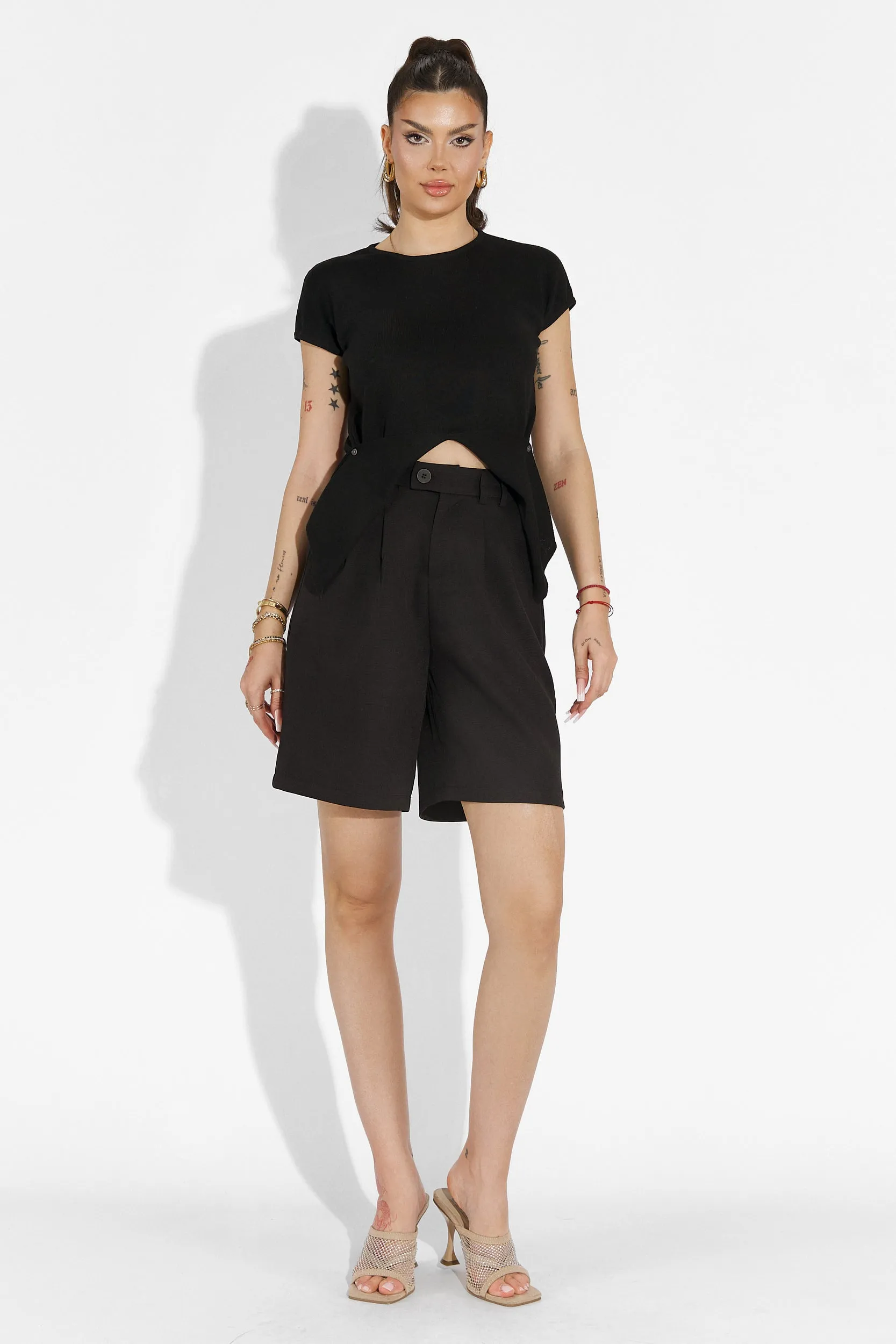 Pantaloni dama casual negri Athuro Bogas sold by bogas product image thumbnail 2