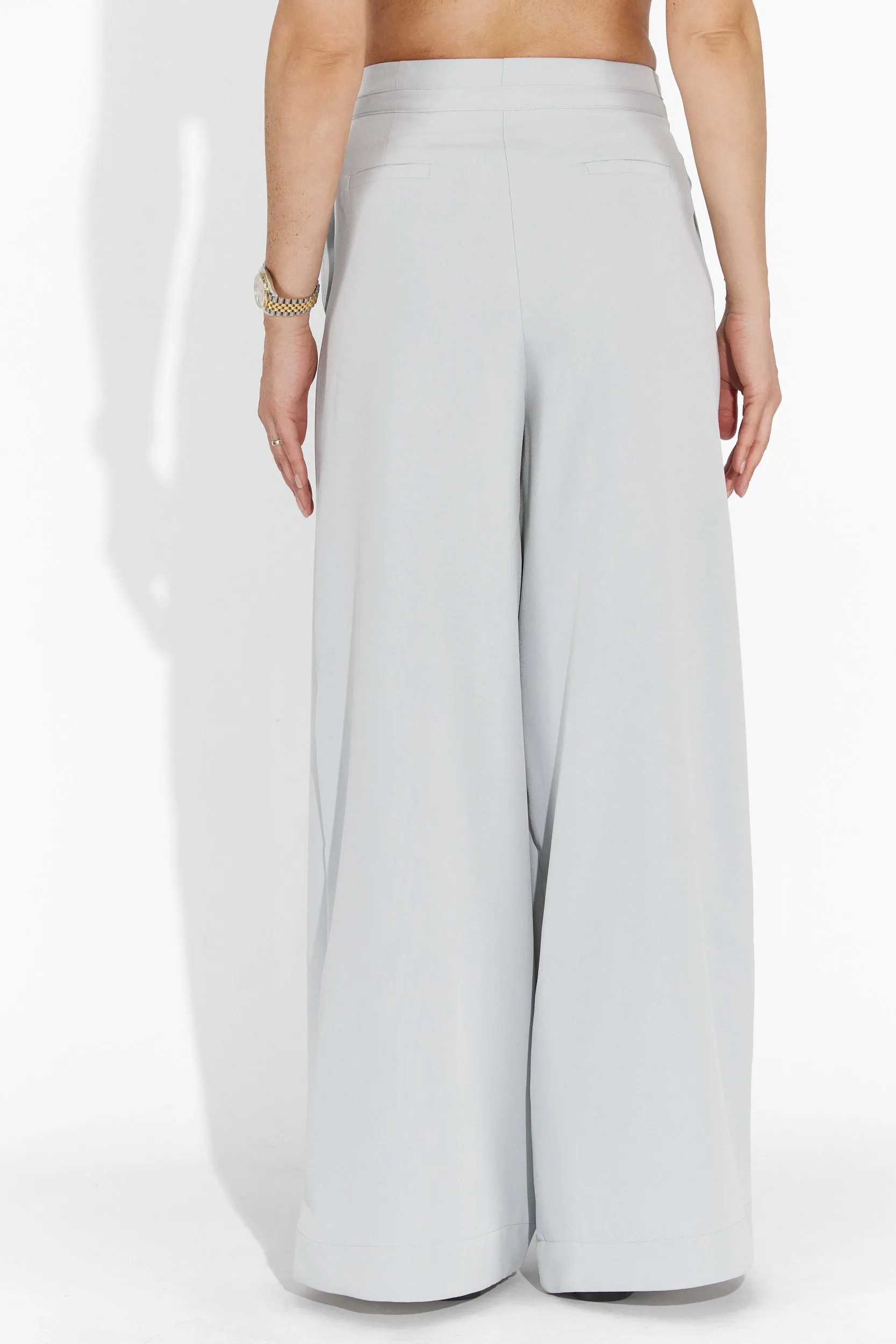 Pantaloni dama casual bleu Eusebiu Bogas sold by bogas product image thumbnail 2