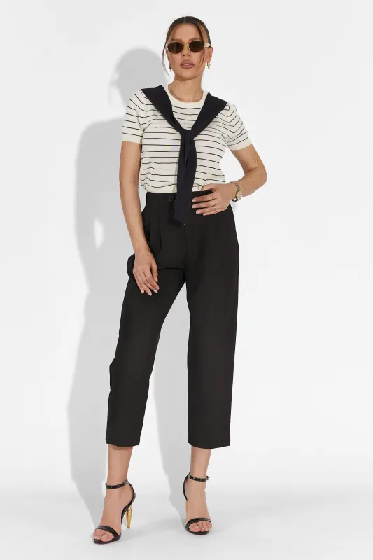 Pantaloni dama casual negri Alvaro Bogas sold by bogas