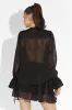 Compleu cu fusta pantalon negru Sabryna Bogas sold by bogas
