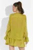 Compleu cu fusta pantalon verde lime Sabryna Bogas sold by bogas
