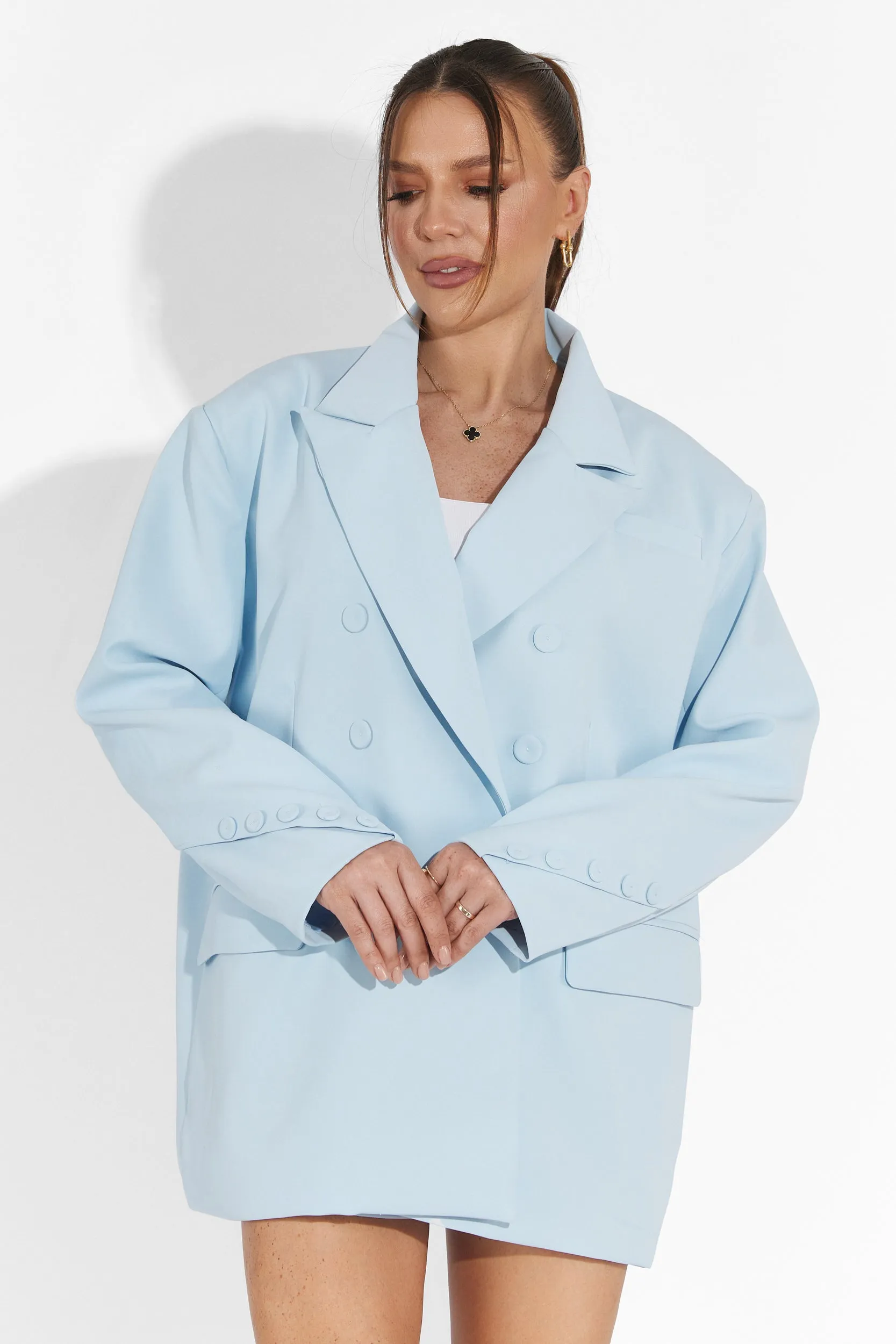 Compleu cu pantaloni scurti bleu Smozy Bogas sold by bogas product image thumbnail 2