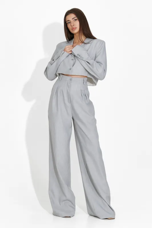 Compleu cu pantaloni gri Fozy Bogas sold by bogas