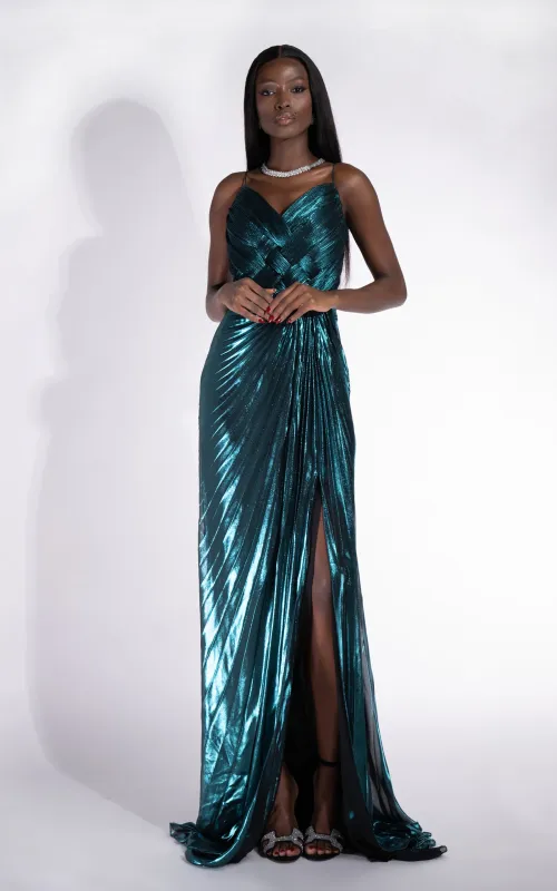Rochie dama lunga verde Mylanka Bogas sold by bogas
