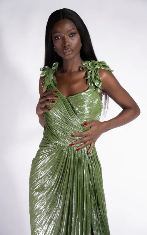 Rochie dama lunga verde Belabisa Bogas sold by bogas
