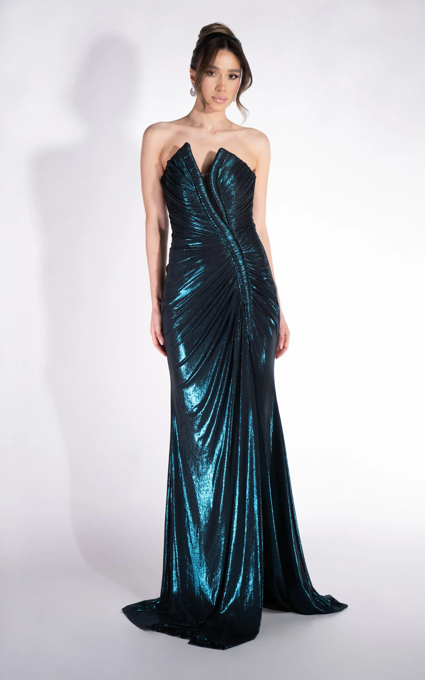 Rochie dama lunga verde Claudya Bogas sold by bogas product image thumbnail 5