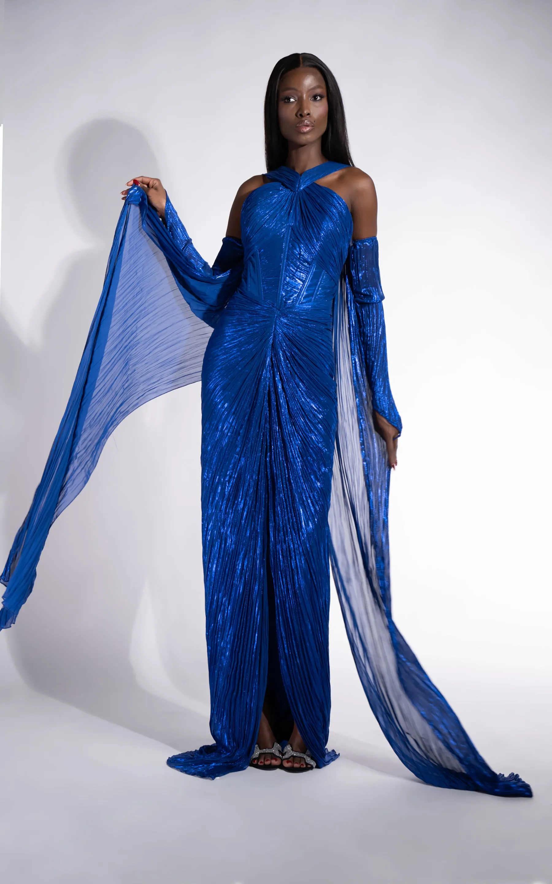 Rochie dama lunga albastru Karlyana Bogas sold by bogas product image thumbnail 5