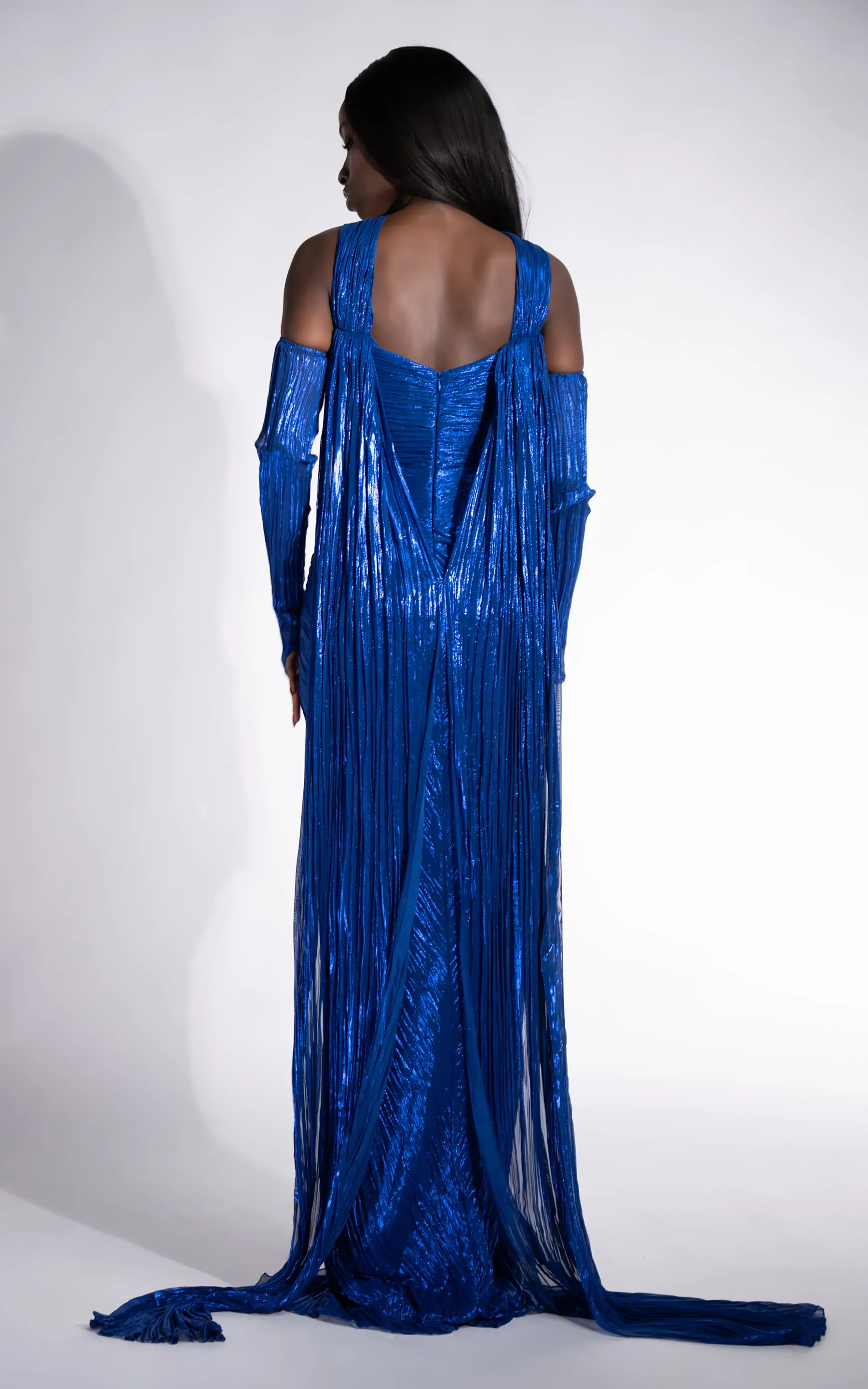 Rochie dama lunga albastru Karlyana Bogas sold by bogas product image thumbnail 3