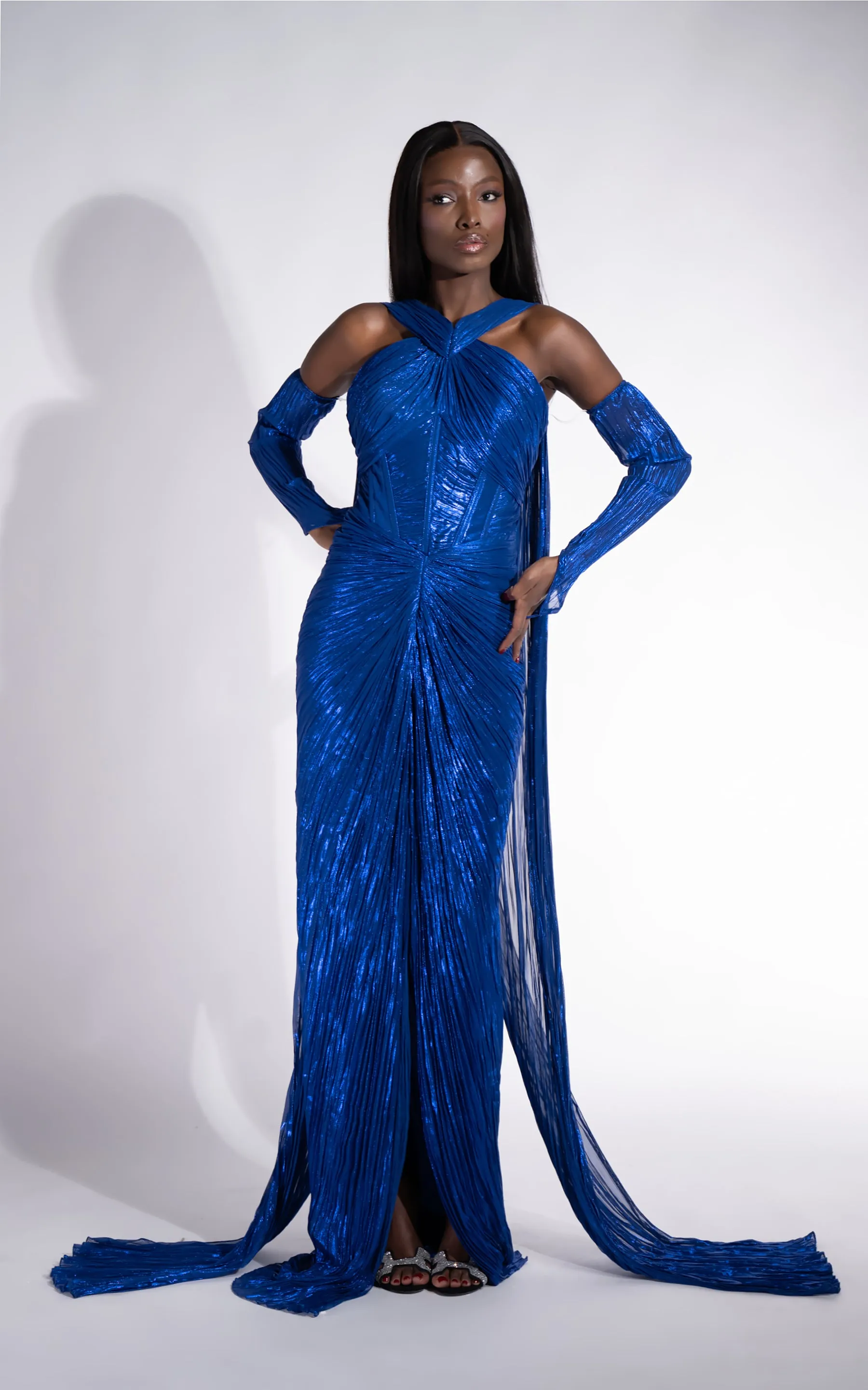 Rochie dama lunga albastru Karlyana Bogas sold by bogas product image thumbnail 2