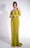 Rochie dama lunga verde lime Sadye Bogas sold by bogas