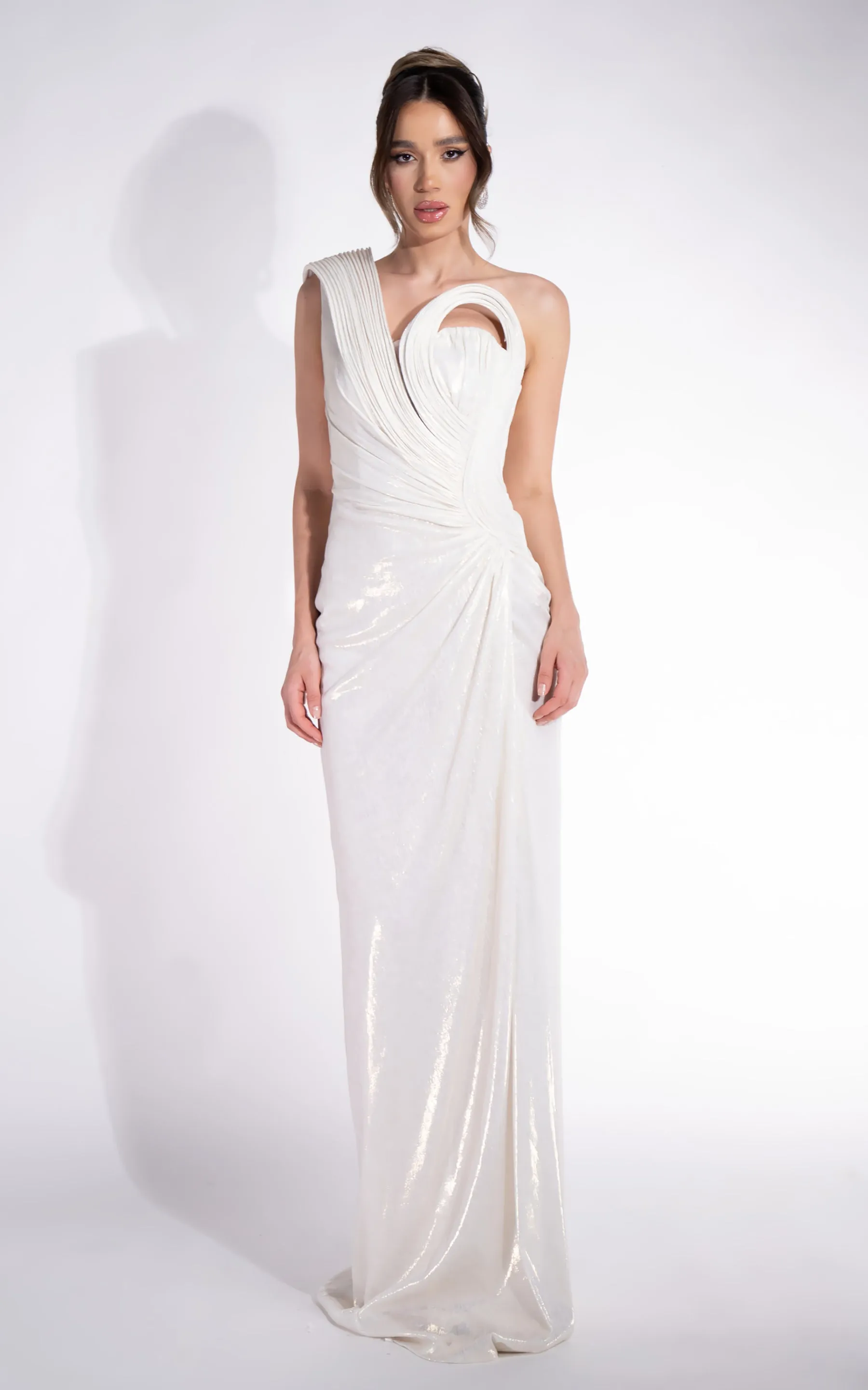 Rochie dama lunga alba Chantela Bogas sold by bogas product image thumbnail 3