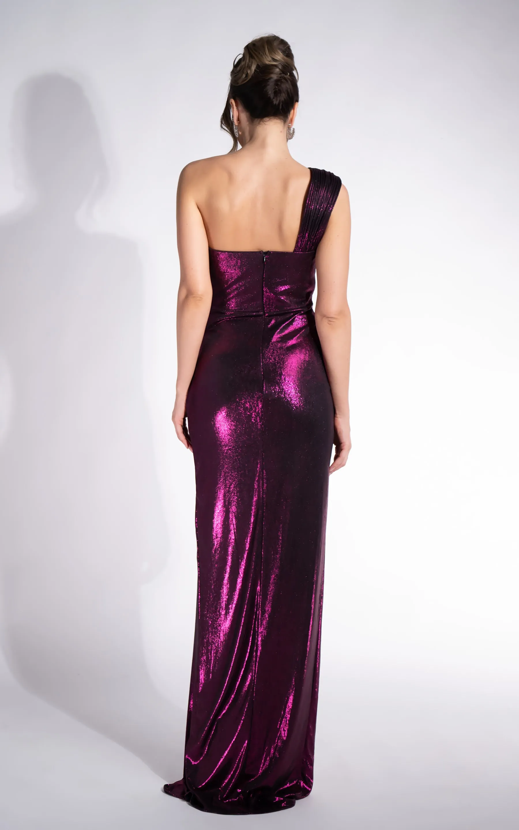 Rochie dama lunga burgundy Chantela Bogas sold by bogas product image thumbnail 2