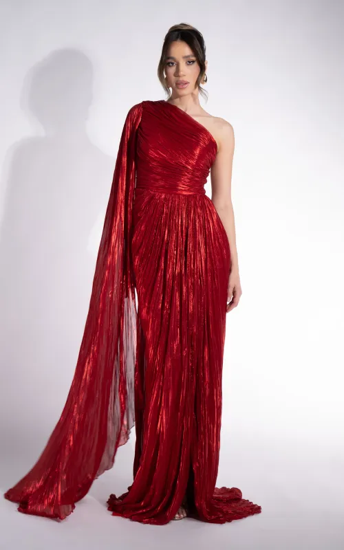 Rochie dama lunga rosie Nabuka Bogas sold by bogas
