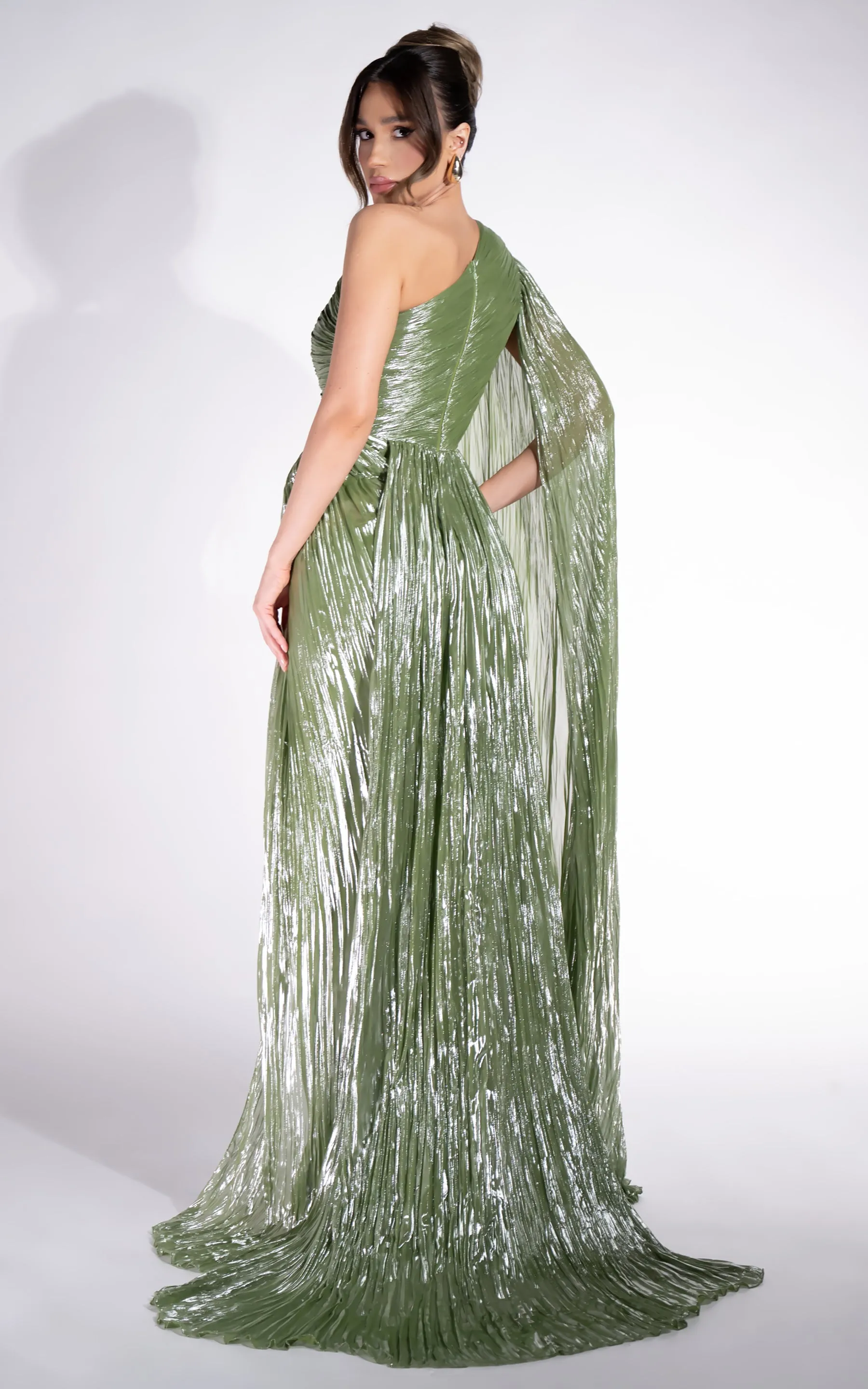 Rochie dama lunga verde Nabuka Bogas sold by bogas product image thumbnail 2