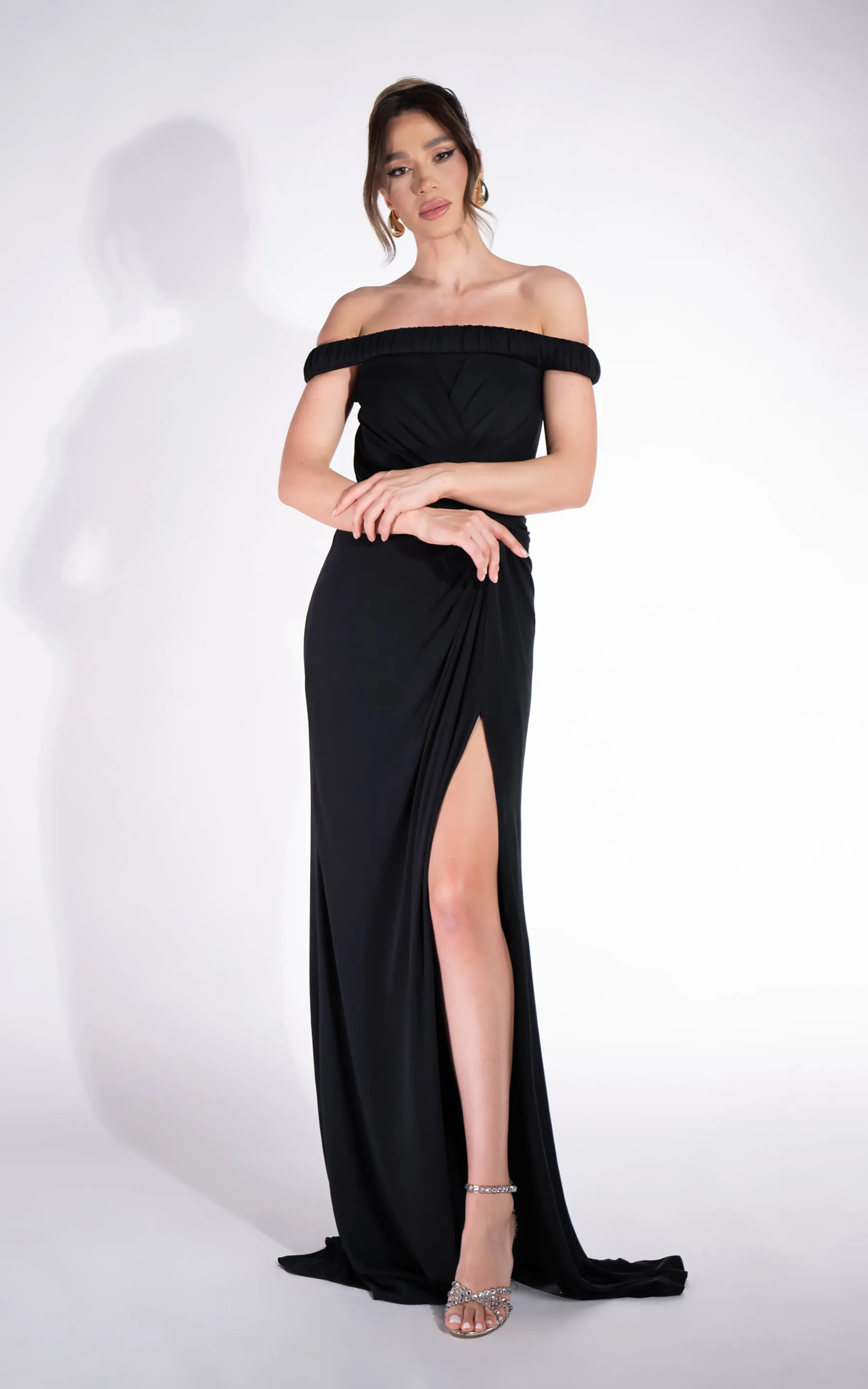 Rochie dama lunga neagra Rehise Bogas sold by bogas