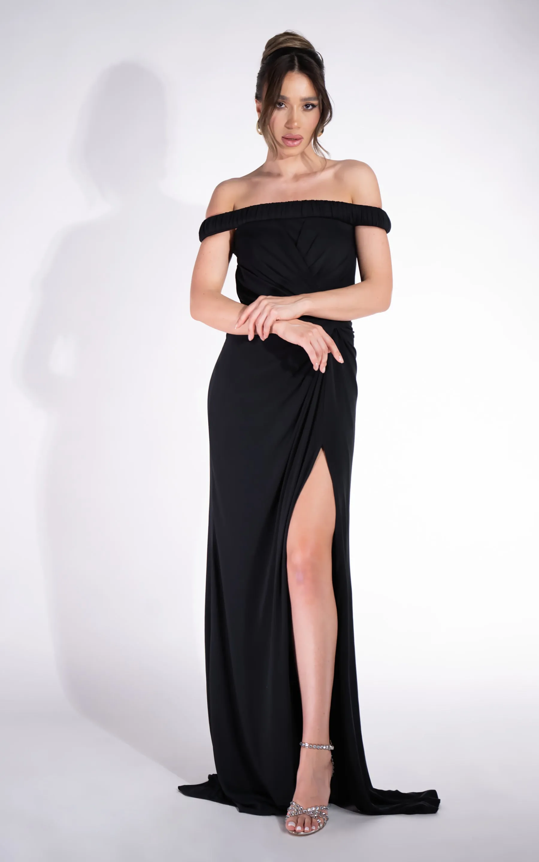 Rochie dama lunga neagra Rehise Bogas sold by bogas product image thumbnail 4