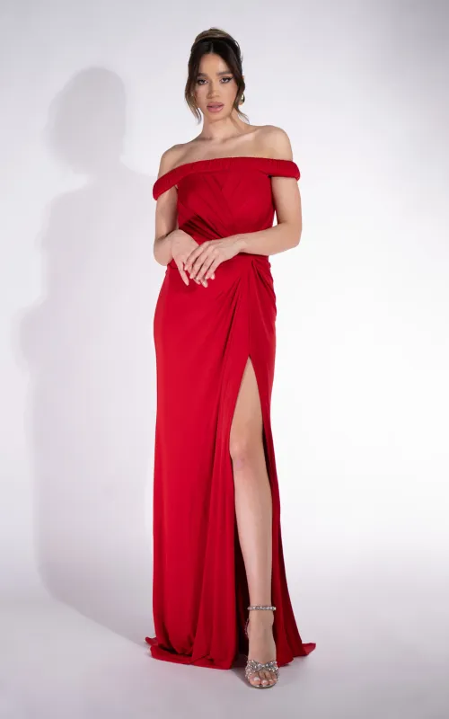 Rochie dama lunga rosie Rehise Bogas sold by bogas