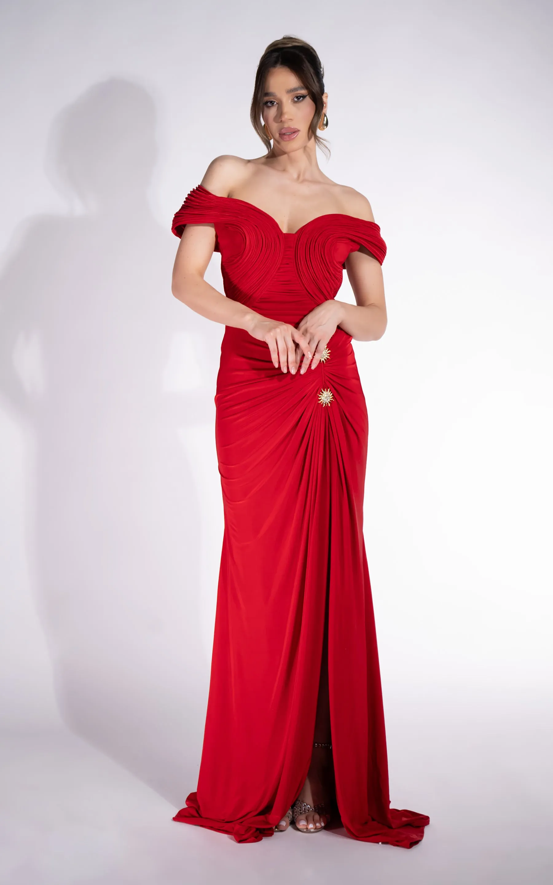 Rochie dama lunga rosie Radiancia Bogas sold by bogas product image thumbnail 5