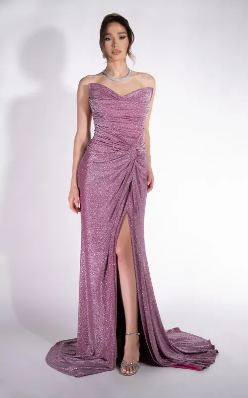 Rochie dama lunga roz Taylor Bogas sold by bogas