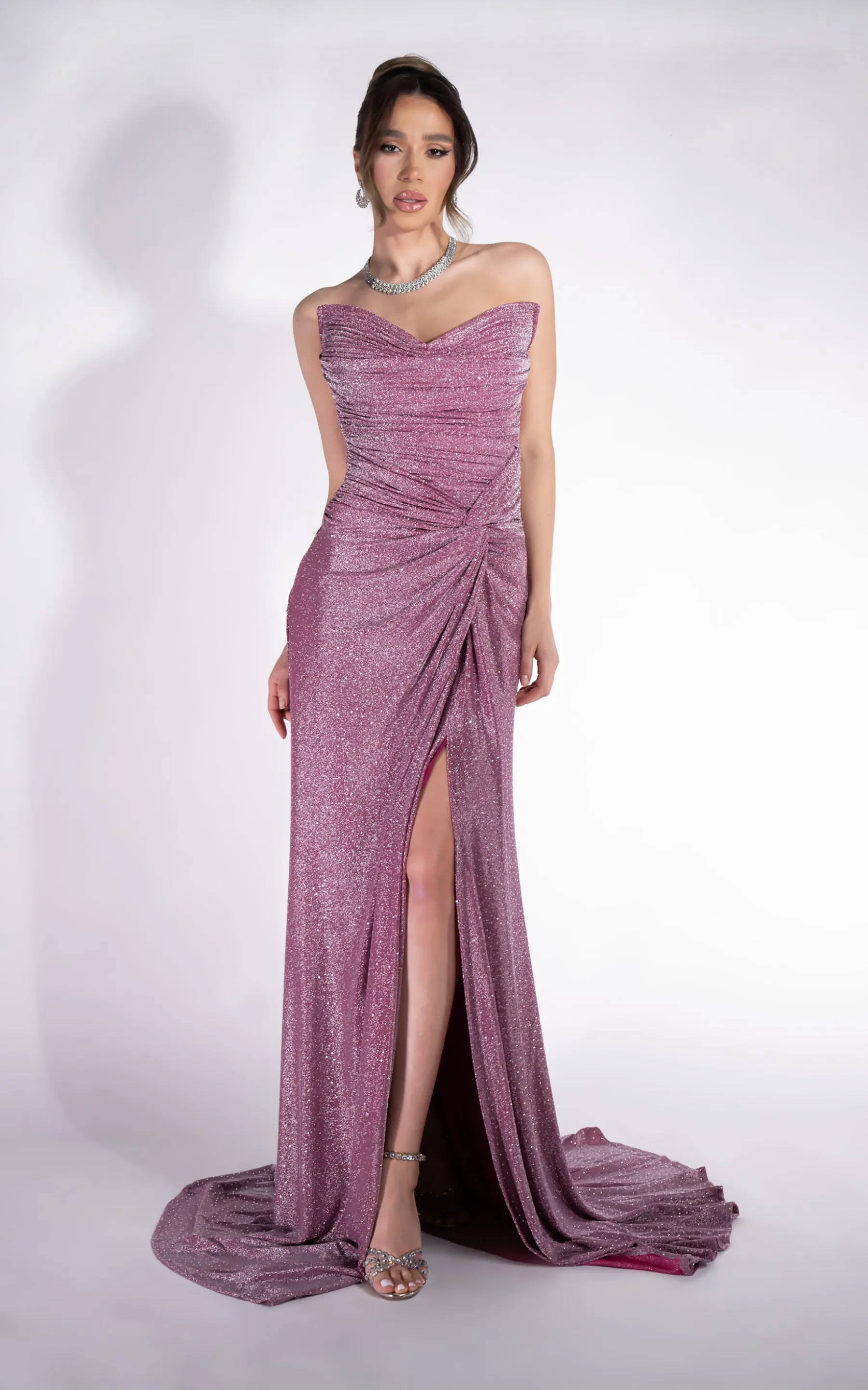 Rochie dama lunga roz Taylor Bogas sold by bogas product image thumbnail 3