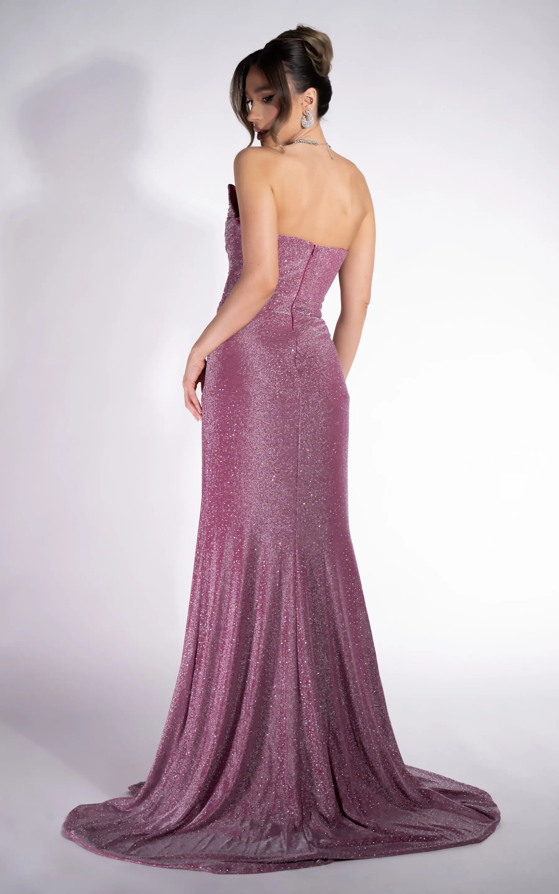 Rochie dama lunga roz Taylor Bogas sold by bogas product image thumbnail 2