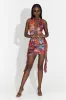 Rochie dama scurta portocalie Jeaneta Bogas sold by bogas