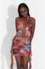 Rochie dama scurta portocalie Jeaneta Bogas sold by bogas