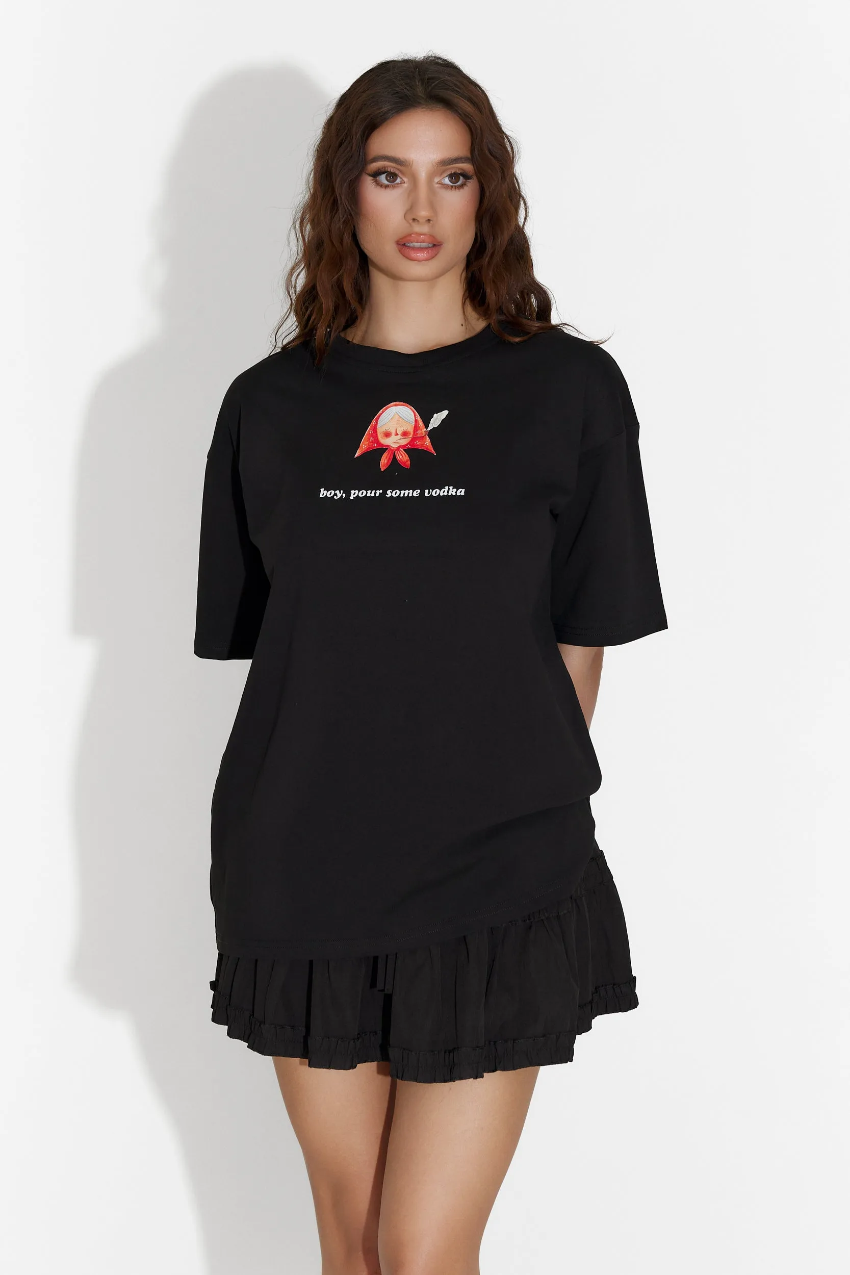 Fusta dama scurta neagra Kenice Bogas sold by bogas product image thumbnail 4