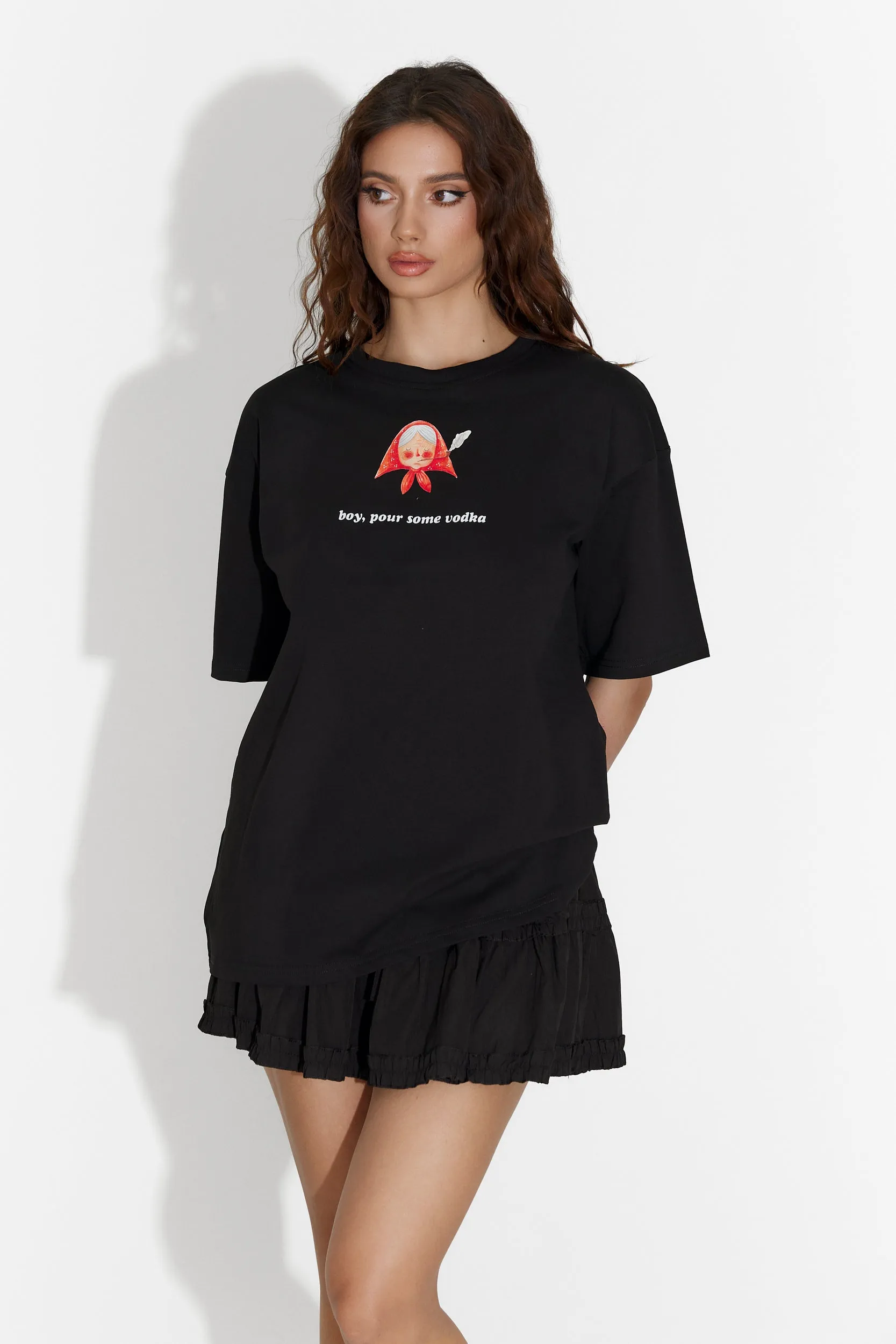 Fusta dama scurta neagra Kenice Bogas sold by bogas product image thumbnail 3