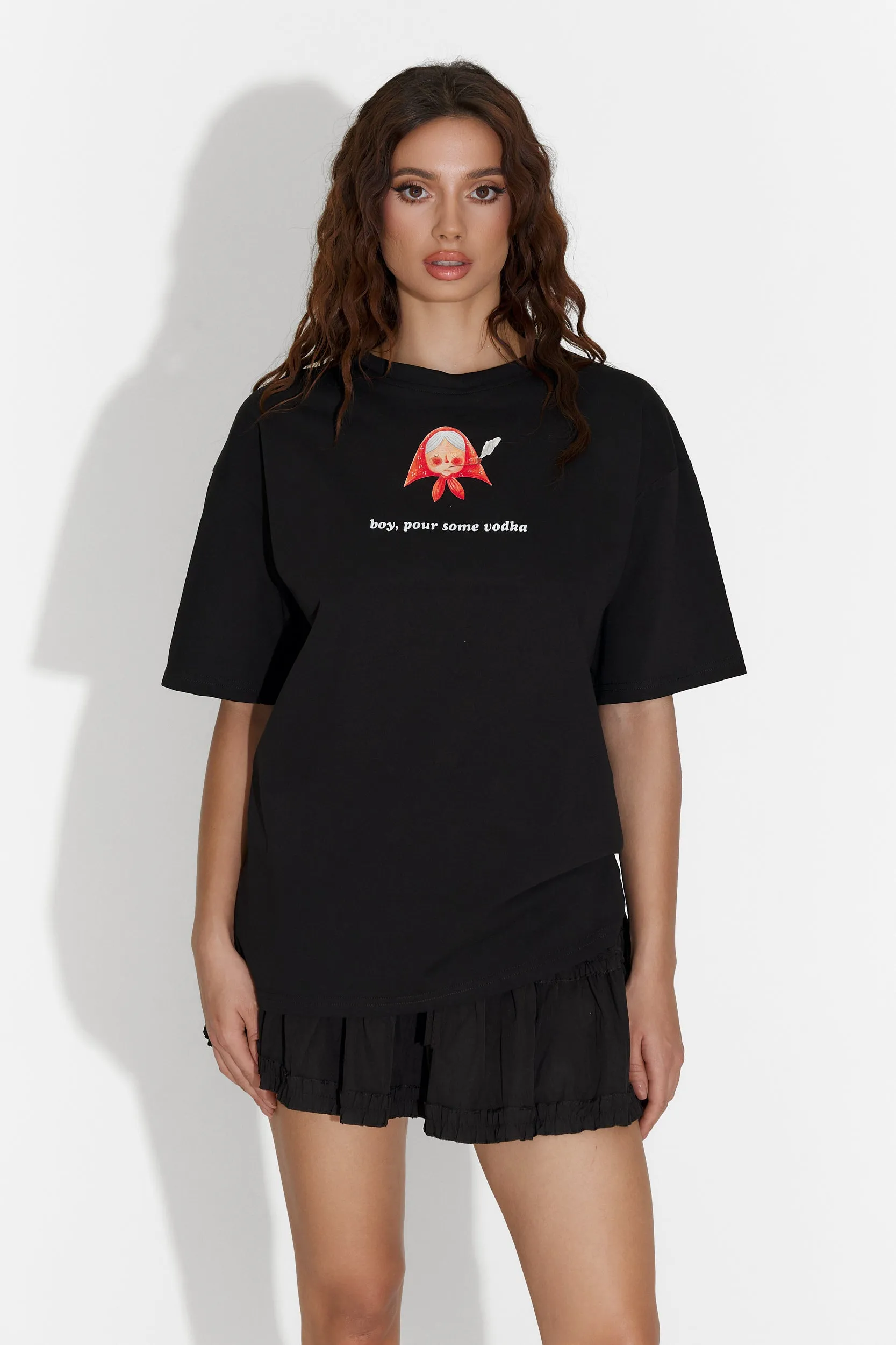 Fusta dama scurta neagra Kenice Bogas sold by bogas product image thumbnail 2