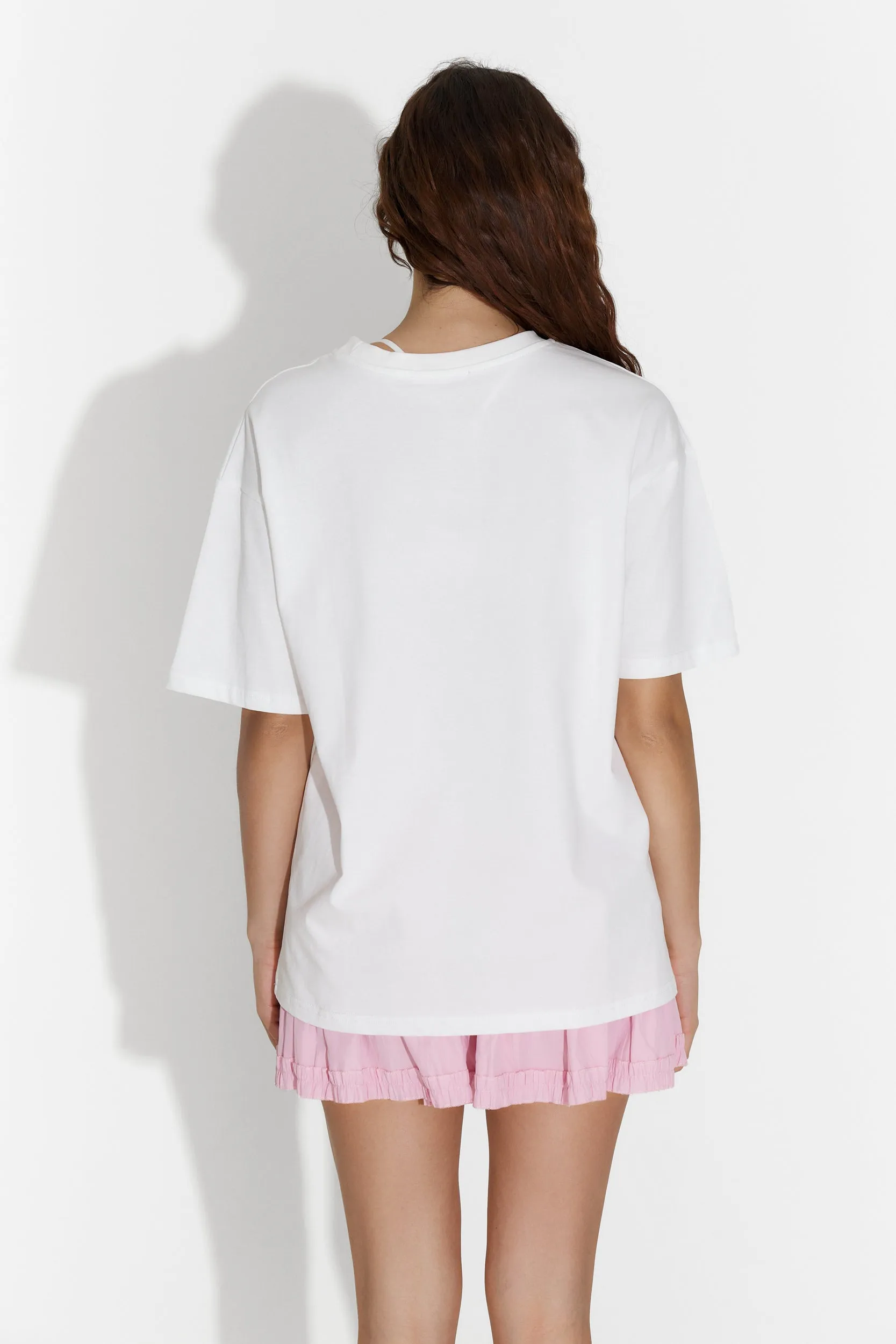 Tricou dama casual alb Yipo Bogas sold by bogas product image thumbnail 3