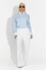 Camasa dama casual bleu Nathanial Bogas sold by bogas