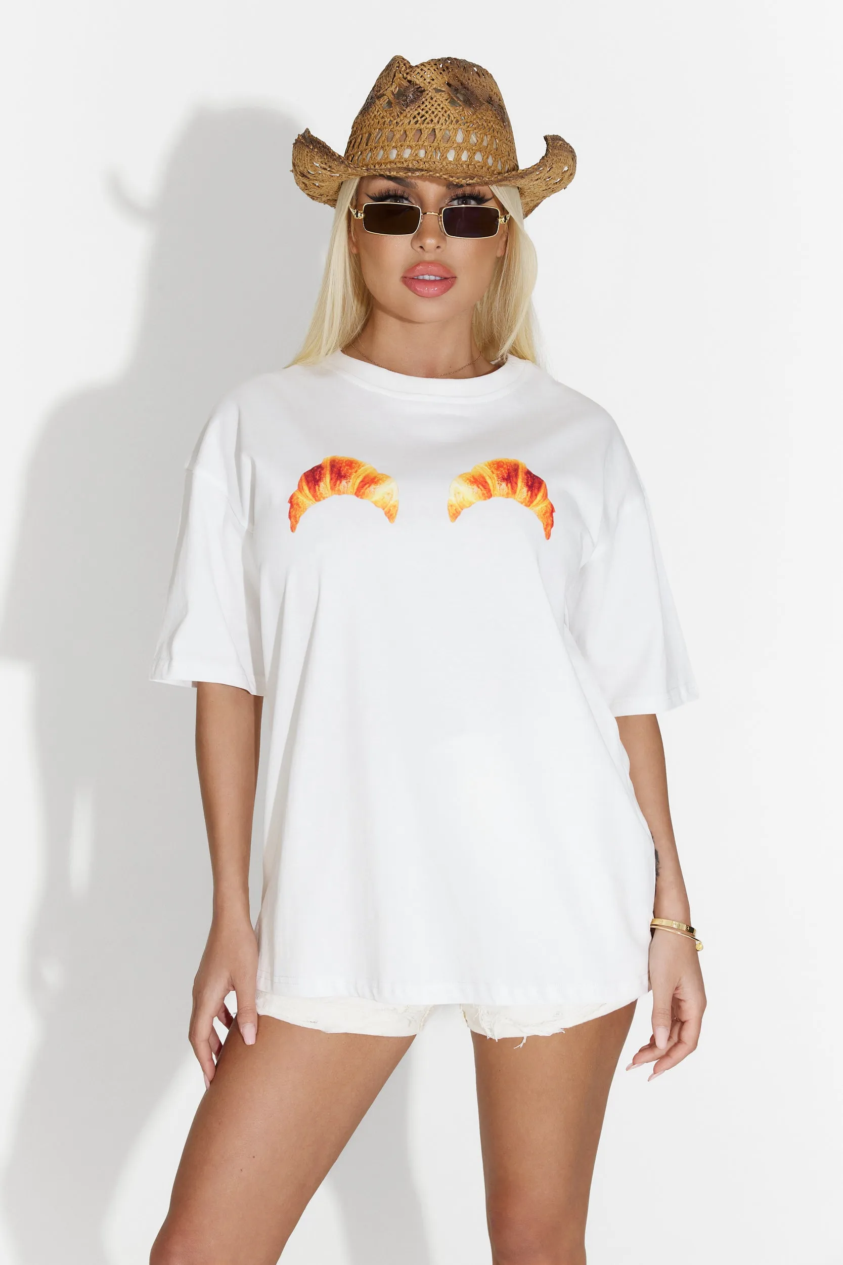 Tricou dama casual alb Jertei Bogas sold by bogas