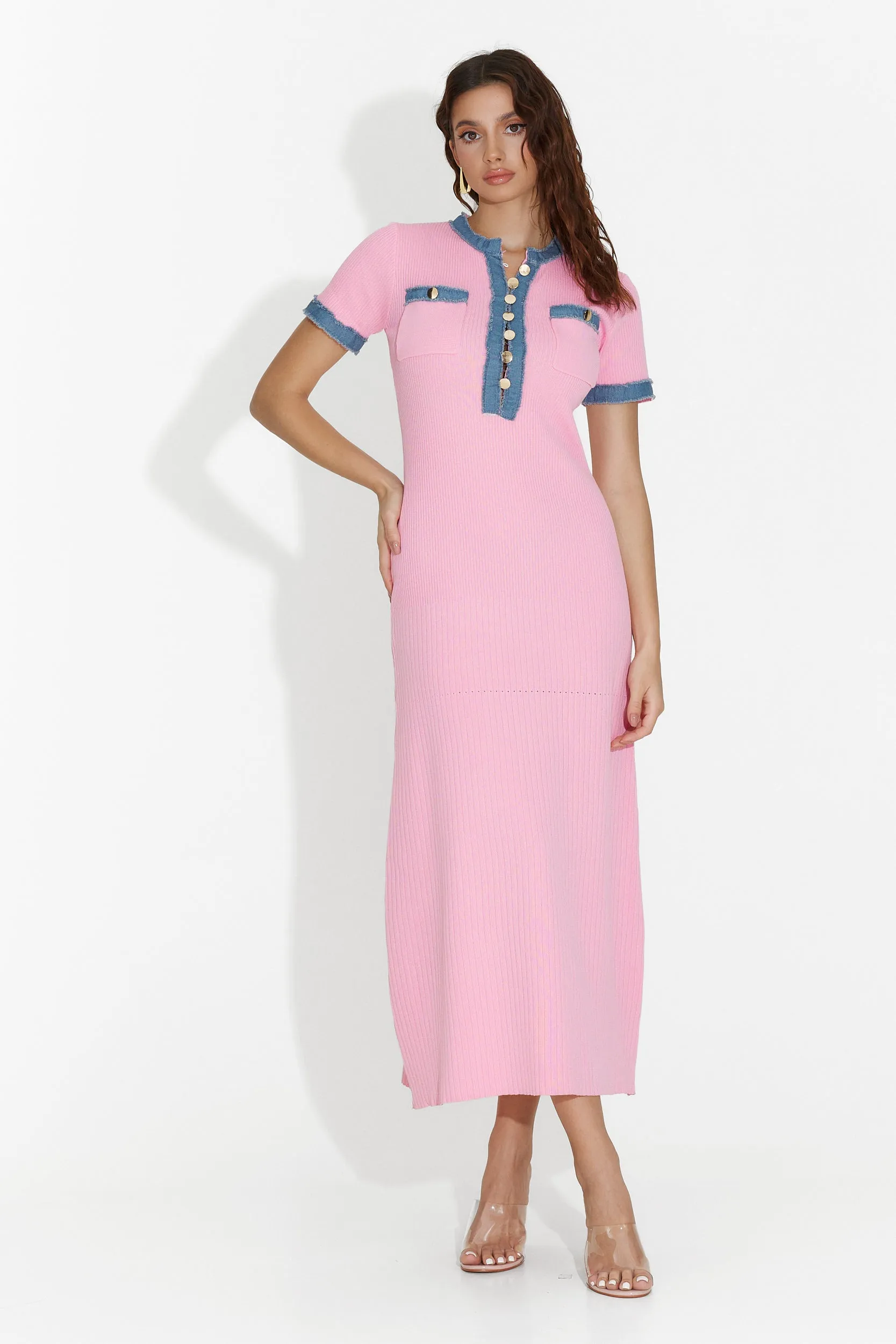 Rochie dama medie roz Twizle Bogas sold by bogas