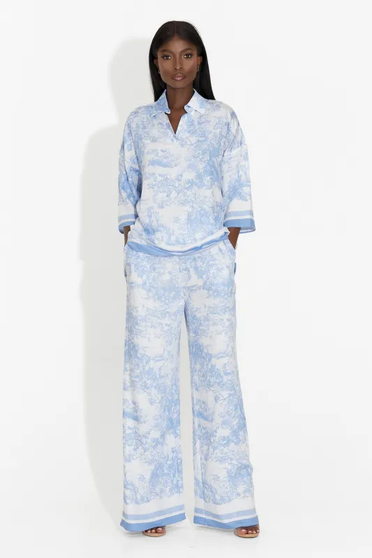Compleu cu pantaloni bleu Sedas Bogas sold by bogas