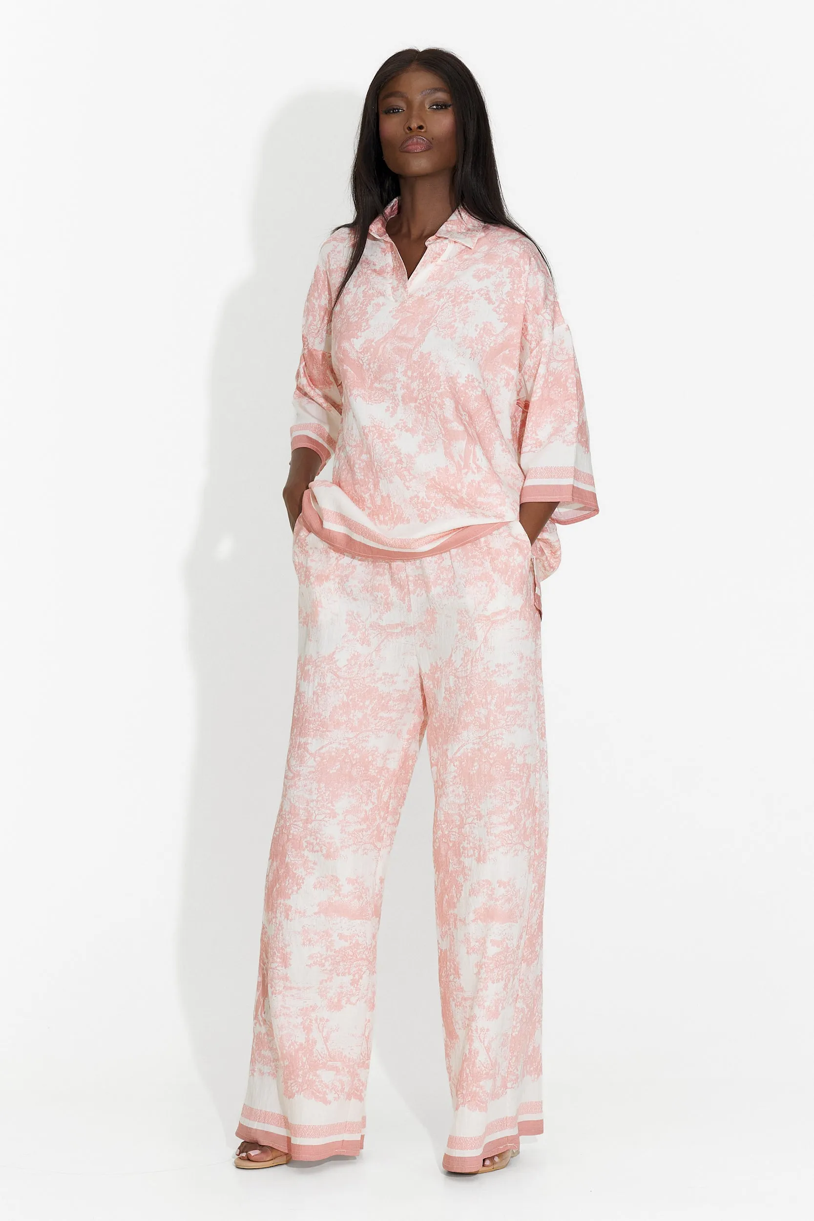 Compleu cu pantaloni roz Sedas Bogas sold by bogas product image thumbnail 5