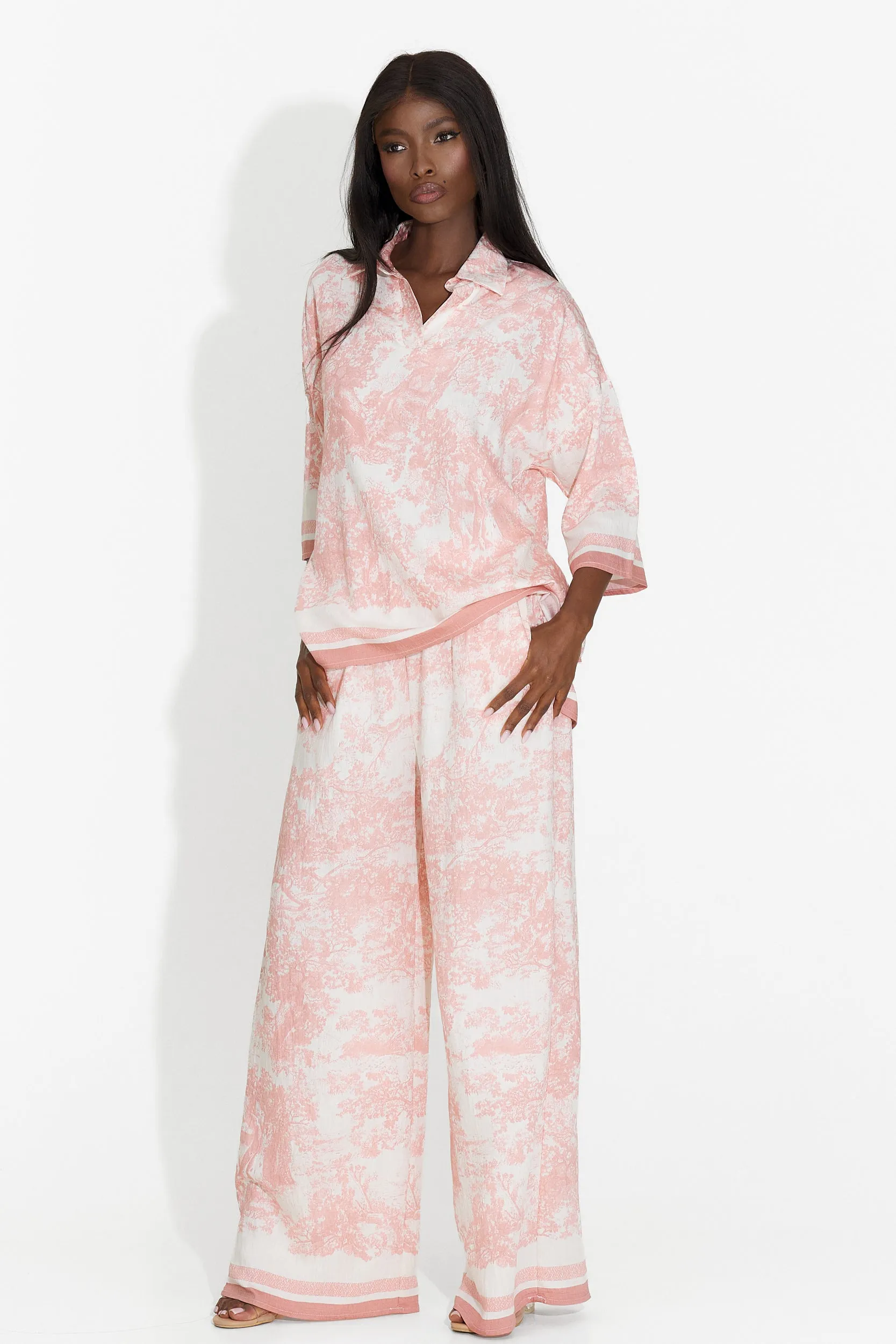 Compleu cu pantaloni roz Sedas Bogas sold by bogas product image thumbnail 4