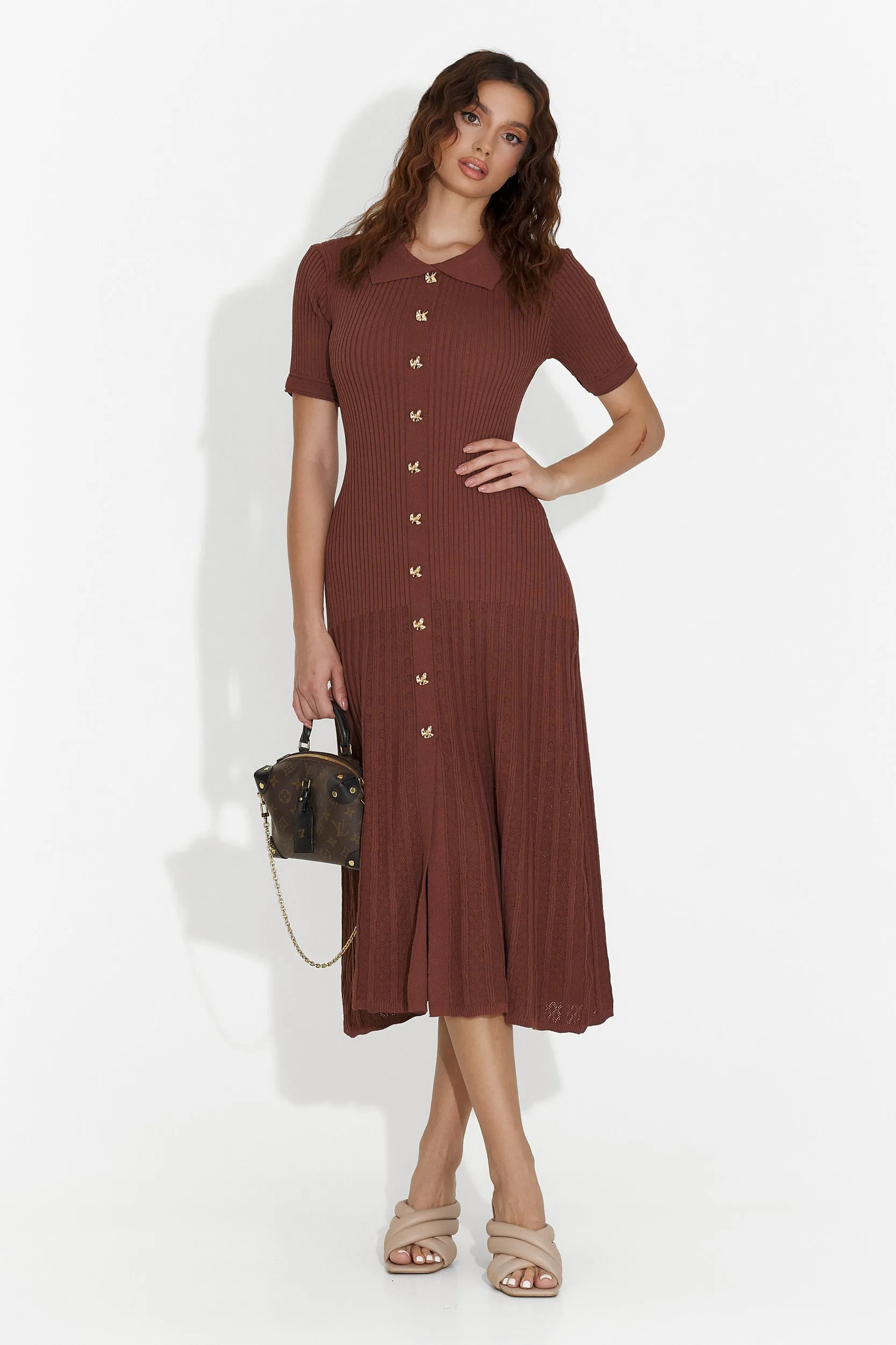 Rochie dama medie maro Kimty Bogas sold by bogas product image thumbnail 3