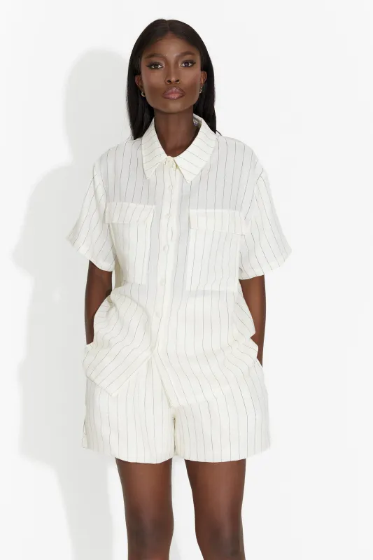 Compleu cu pantaloni alb Parisiene Bogas sold by bogas