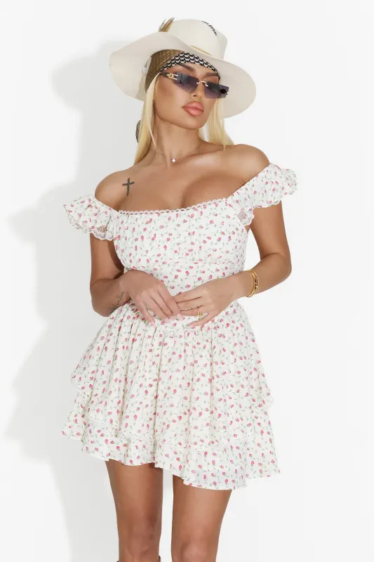 Rochie dama scurta alba Splity Bogas sold by bogas