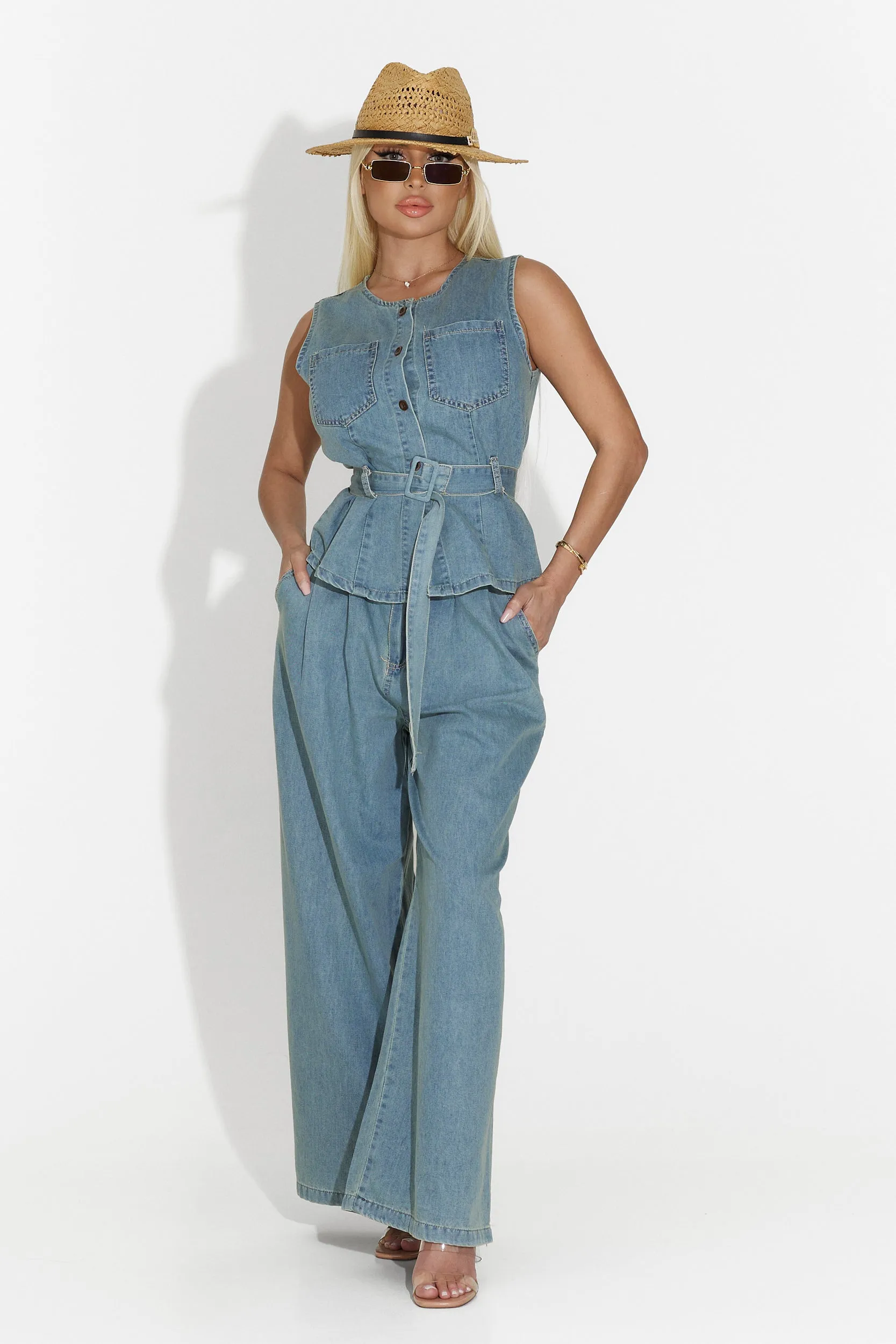 Compleu cu pantaloni lungi bleu Kindra Bogas sold by bogas product image thumbnail 2