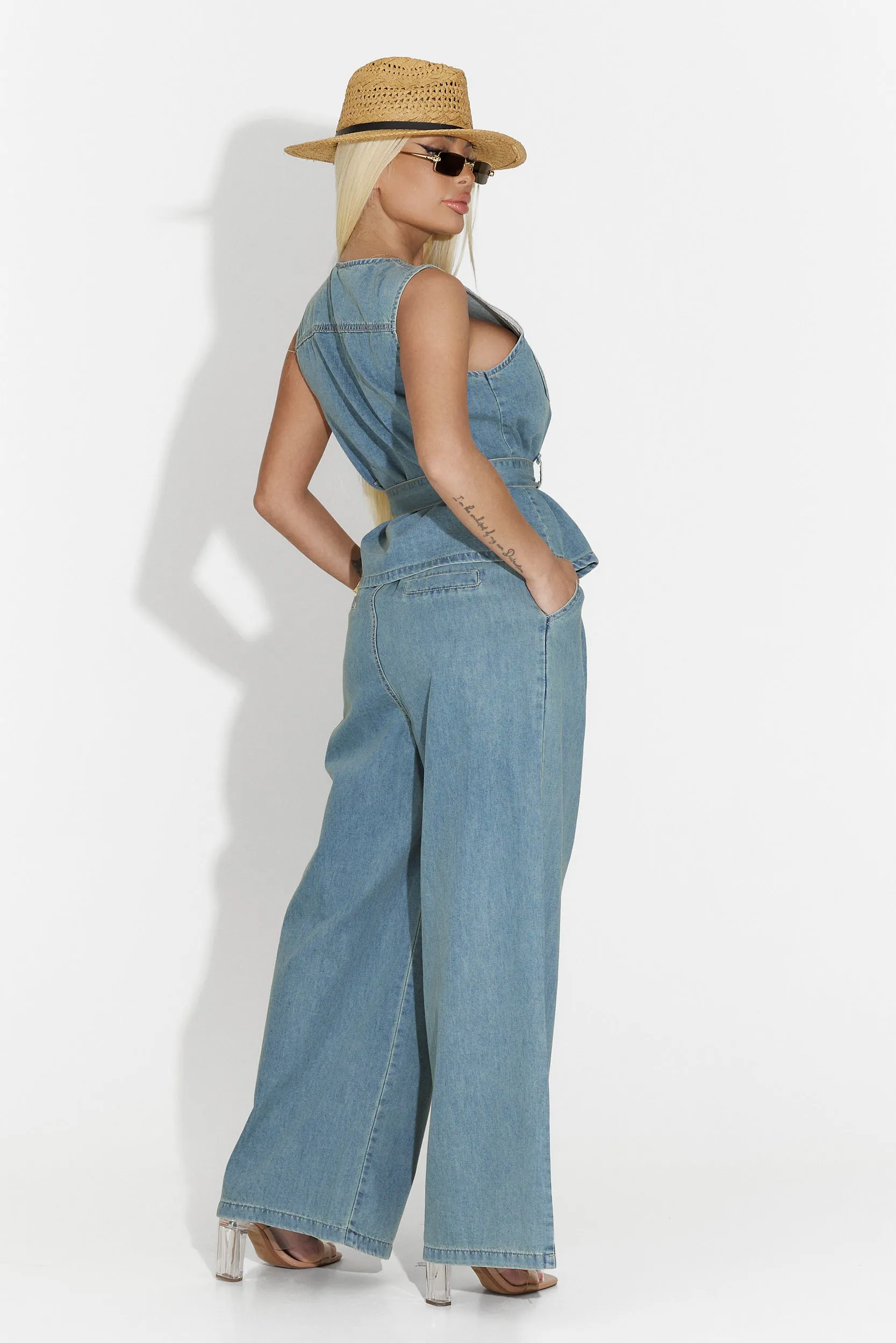 Compleu cu pantaloni lungi bleu Kindra Bogas sold by bogas product image thumbnail 4