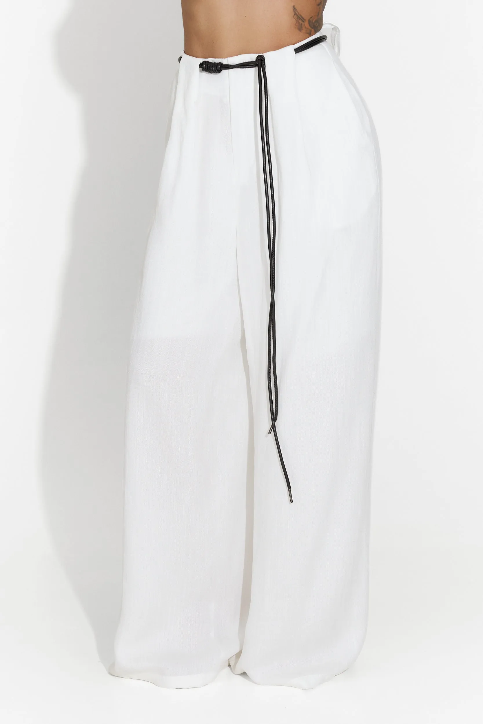 Pantaloni dama casual albi Mason Bogas sold by bogas product image thumbnail 4