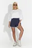 Pantaloni dama casual bleumarin Ronie Bogas sold by bogas